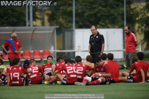 2019-09-29 ASRugby Milano U18-Rugby Badia 76